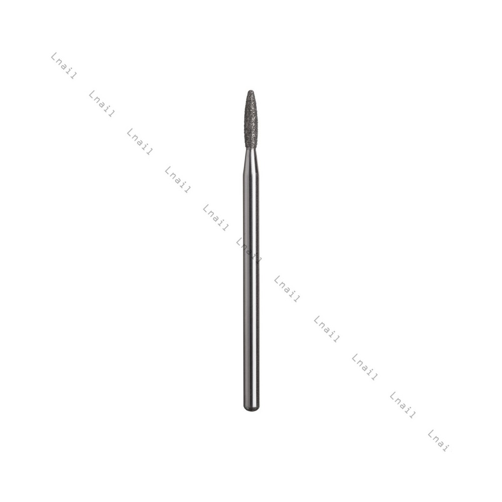 Diamond Bit Flame Ø2.1 mm Blue Ring WL 8.0 mm – Nail Drill Bit