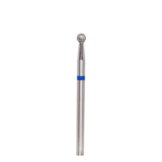Diamantfräser Kugel Ø2,7 mm Blauer Ring