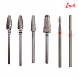 Lnail Premium Carbide Bit Set 01 with 6 bits for manicure, pedicure and professional salon applications