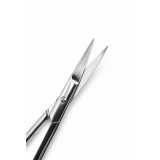 Tijeras profesionales curvas Lnail para uñas y cutícula con hoja de 23,0 mm y longitud de 95 mm para manicura