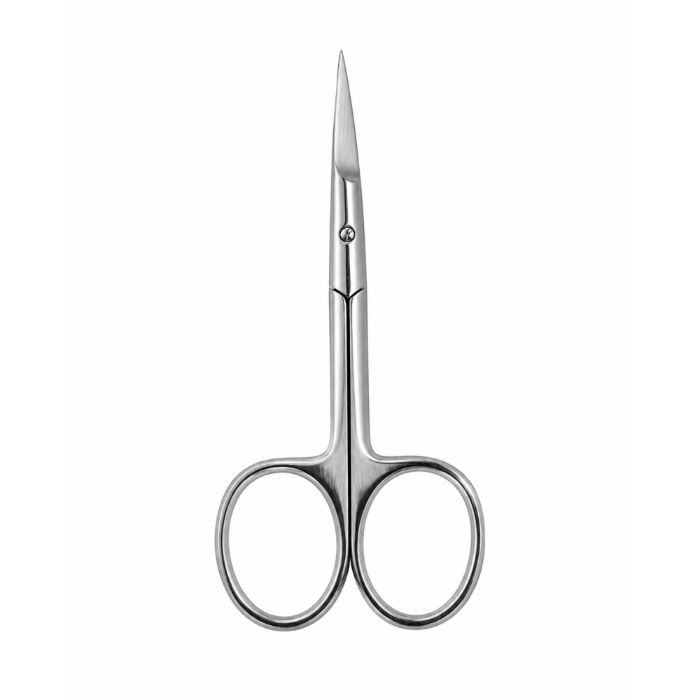 Forbici professionali curve Lnail per unghie e cuticole con lama da 23,0 mm e lunghezza di 95 mm per manicure