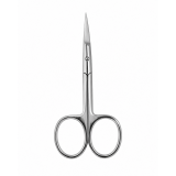 Tijeras profesionales curvas Lnail para uñas y cutícula con hoja de 23,0 mm y longitud de 95 mm para manicura