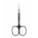 Tijeras profesionales curvas Lnail para uñas y cutícula con hoja de 20,0 mm y longitud de 95 mm para manicura