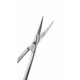 Lnail professional curved nail and cuticle scissors with 21.0 mm blade and 95 mm length for manicure work