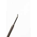 Doppelseitiger Cuticle Pusher & Cleaner gebogen 132mm