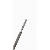 Doppelseitiger Cuticle Pusher & Cleaner gebogen 132mm