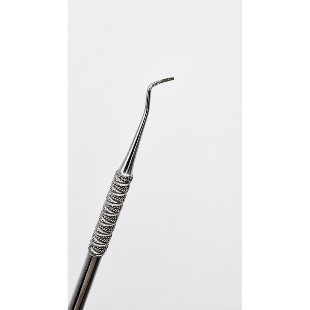 Doppelseitiger Cuticle Pusher & Cleaner gebogen 149mm