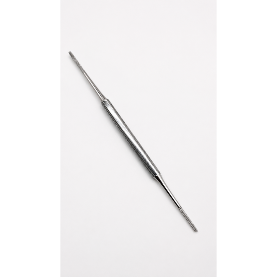 Double-ended Nail File 135mm, straight 17mm / curved 16.5mm