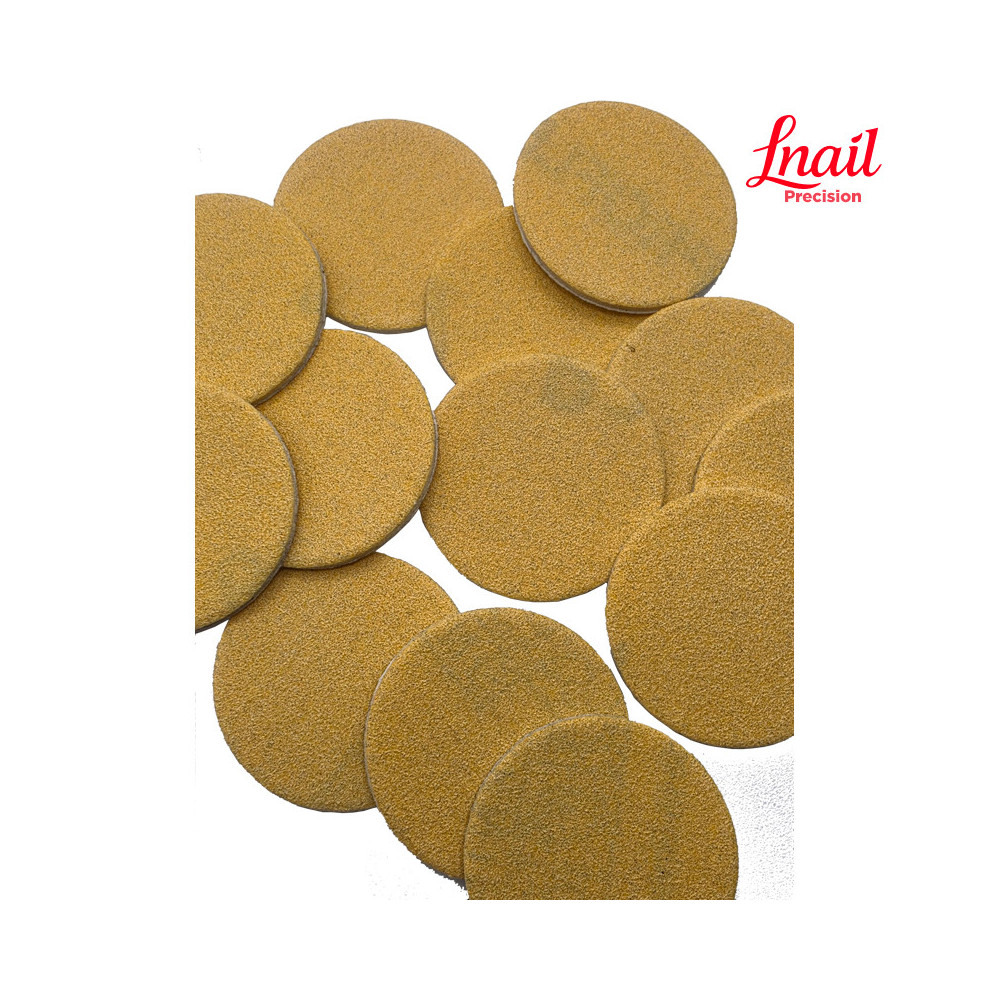 Lnail Schleifscheiben Ø25 mm feine Körnung 240, 50 Stück für Maniküre, Pediküre und professionelle Nachbearbeitung