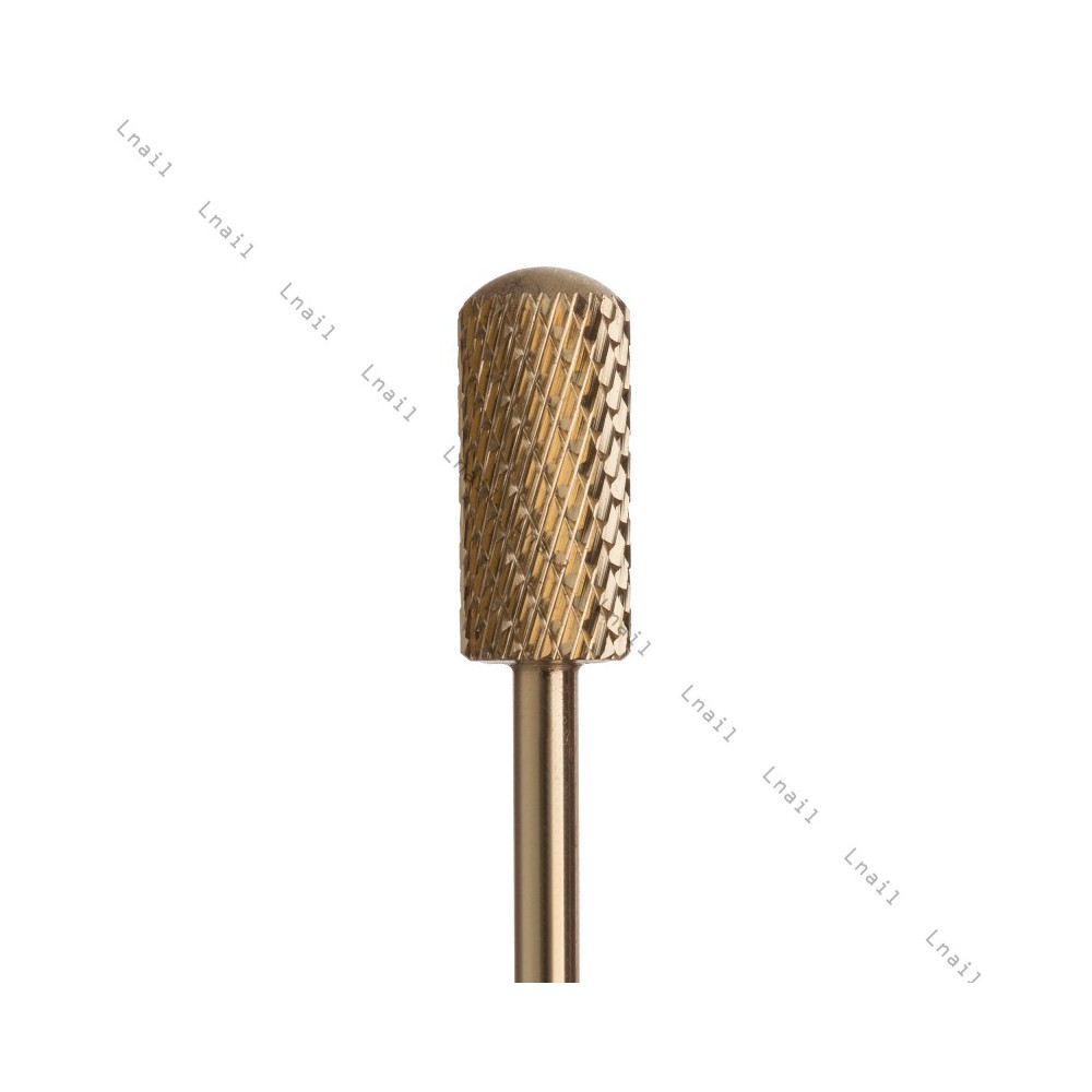 Carbide Barrel Bit 6.0mm Medium Gold Cross Cut WL 14.0mm