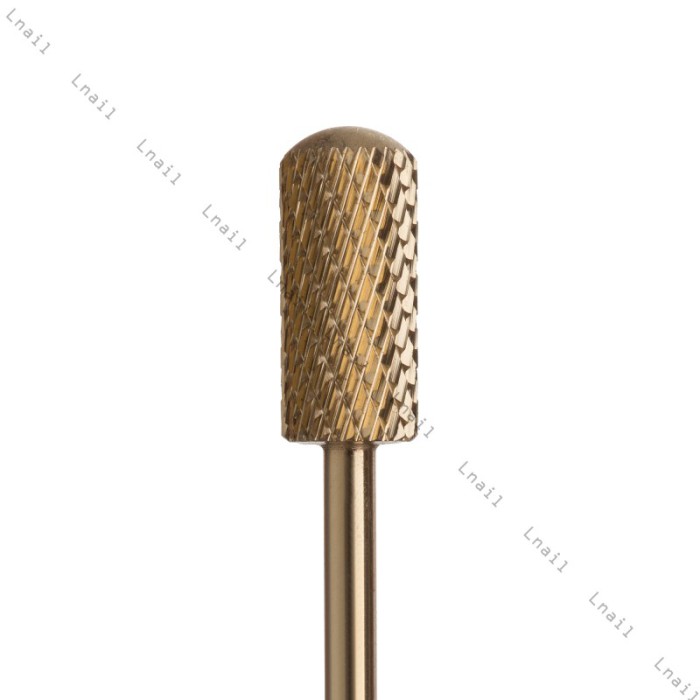 Fresa in Carburo Cilindro Ø6,0mm Media Oro Taglio Incrociato LL 14,0mm