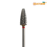 Lnail Hartmetallfräser Mais Ø6,0 mm feine Kreuzverzahnung AL 15,0 mm für Maniküre, Pediküre und Studioeinsatz