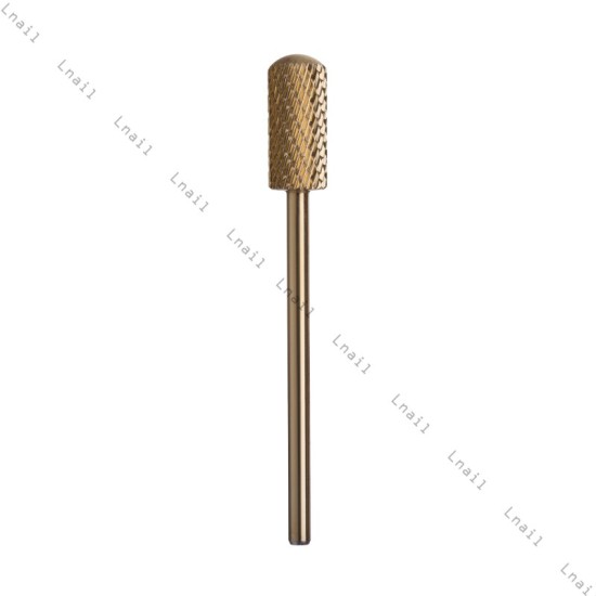 Hartmetall Zylinder 6,0 mm Mittel Gold Kreuzverzahnung AL 14,0 mm