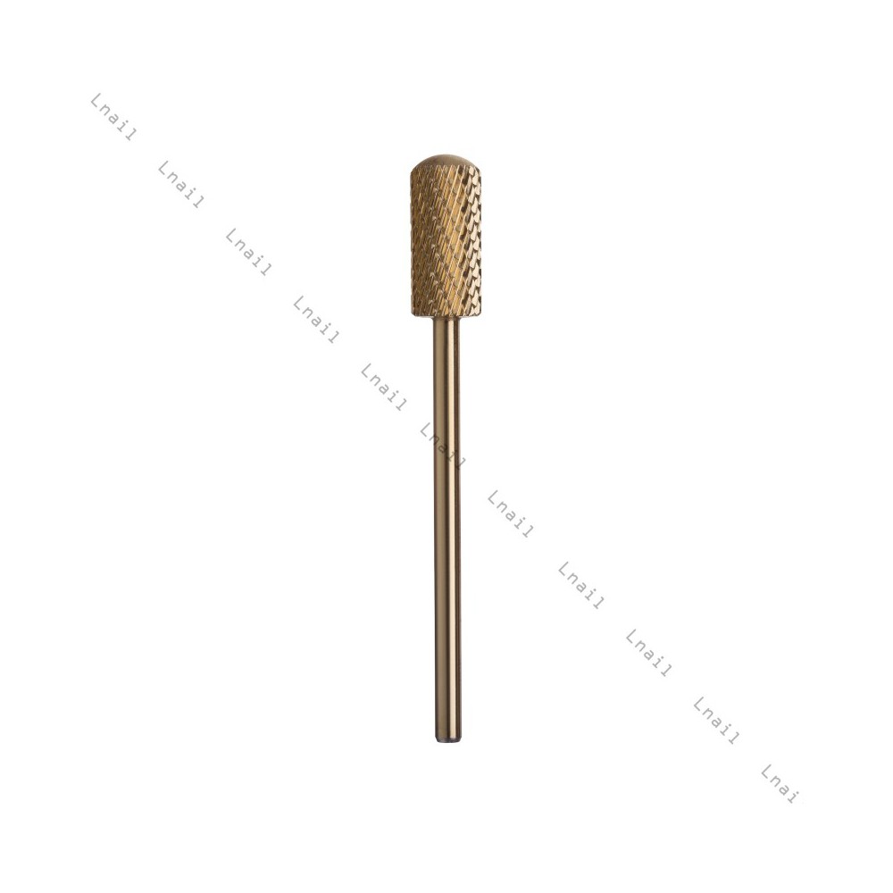 Carbide Barrel Bit 6.0mm Medium Gold Cross Cut WL 14.0mm