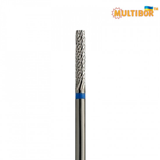 Multibor Hartmetallfräser Zylinder Ø2,3 mm mittlere Kreuzverzahnung AL 14,0 mm für Gel- und Acrylkorrektur