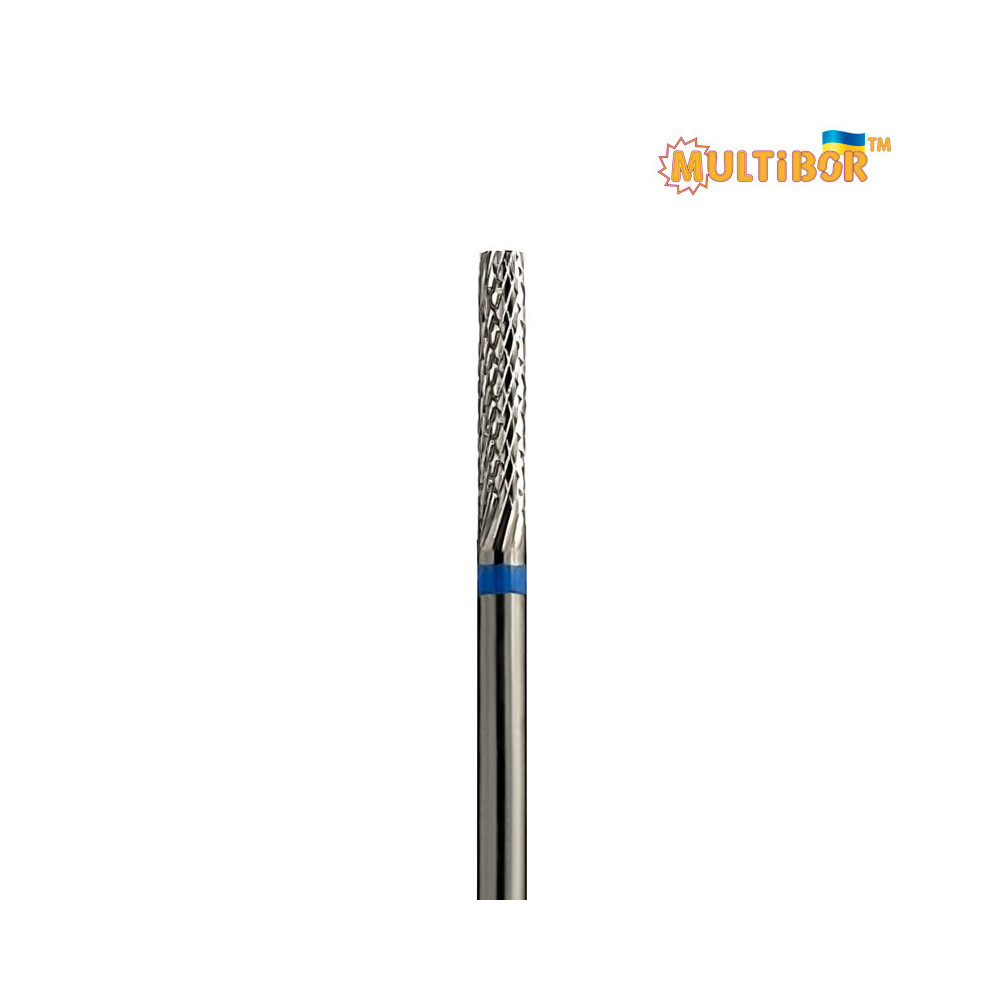 Multibor Hartmetallfräser Zylinder Ø2,3 mm mittlere Kreuzverzahnung AL 14,0 mm für Gel- und Acrylkorrektur