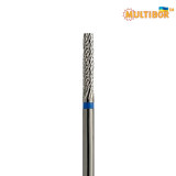 Multibor carbide cylinder bit Ø2.3 mm medium cross cut WL 14.0 mm for gel, acrylic and artificial nail correction