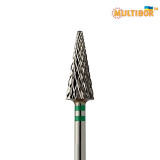 Fresa conica in metallo duro Multibor Ø6,0 mm taglio incrociato grosso LL 15,0 mm solo per mancini