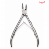 Alicate profesional para cutícula Lnail con hoja de 16,0 mm y longitud de 115 mm para manicura y salón