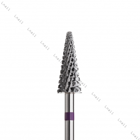 Hartmetall Fräser Ø6mm mit grober Kreuzverzahnung (Violet)