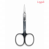 Lnail professional curved nail and cuticle scissors with 20.0 mm blade and 95 mm length for manicure work