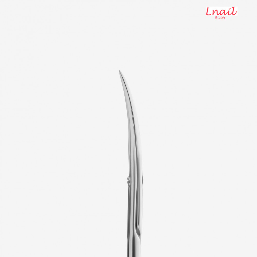 Lnail professionelle gebogene Nagel- und Hautschere mit 21,0 mm Schneide und 95 mm Länge für Maniküre