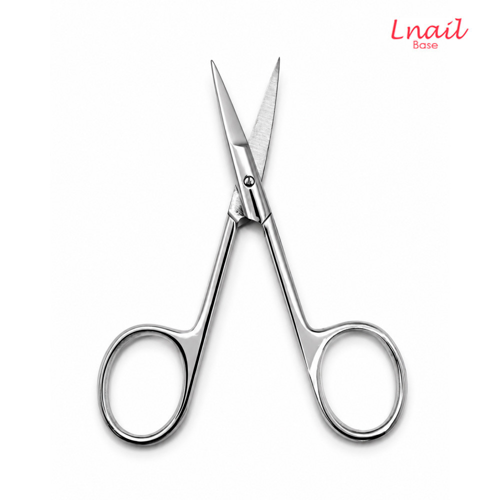 Lnail professional curved nail and cuticle scissors with 23.0 mm blade and 95 mm length for manicure work