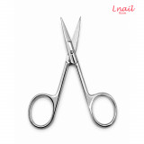 Tijeras profesionales curvas Lnail para uñas y cutícula con hoja de 23,0 mm y longitud de 95 mm para manicura
