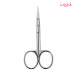 Lnail professional curved nail and cuticle scissors with 23.0 mm blade and 95 mm length for manicure work