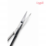 Lnail professional curved nail and cuticle scissors with 23.0 mm blade and 95 mm length for manicure work