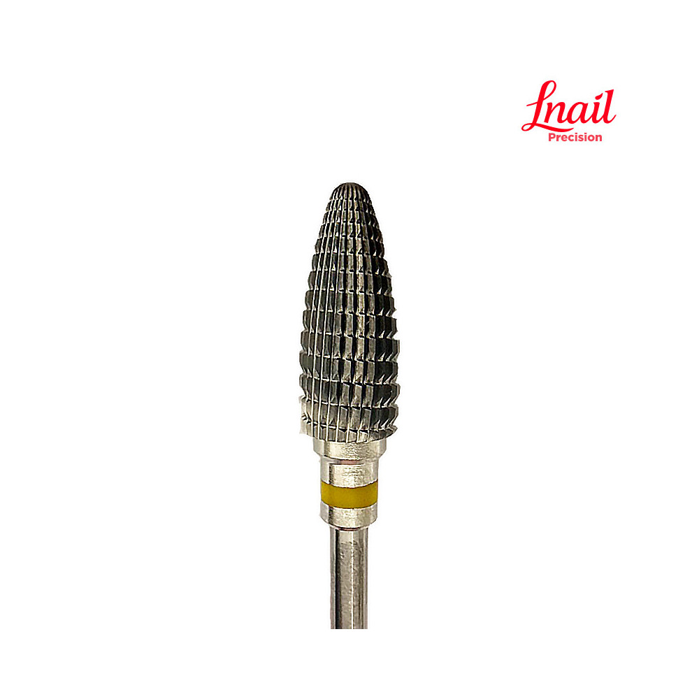 Lnail Hartmetallfräser Mais Ø6,0 mm extra feine Langverzahnung AL 14,5 mm unbeschichtet für präzise Nachbearbeitung