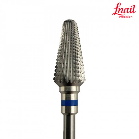 Fresa conica in metallo duro Lnail Ø7,0 mm taglio lungo medio LL 15,0 mm per correzione, modellazione e levigatura