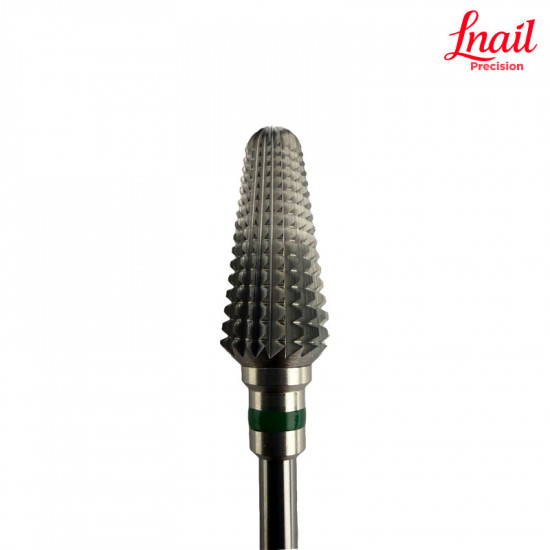 Lnail Carbide Cone Bit Ø7.0 mm Coarse Long Cut WL 15.0 mm for artificial nail removal, correction and shaping