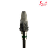 Lnail Carbide Cone Bit Ø7.0 mm Coarse Long Cut WL 15.0 mm for artificial nail removal, correction and shaping