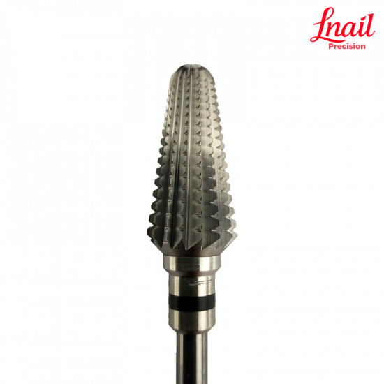 Lnail Carbide Cone Bit Ø7.0 mm Extra Coarse Long Cut WL 15.0 mm for intensive artificial nail material removal