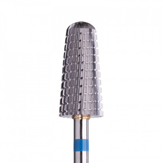 F-Freza Hartmetallfräser Konus Ø6,0 mm mittlere Kreuzverzahnung AL 14,5 mm für Gel, Acryl und Polygel