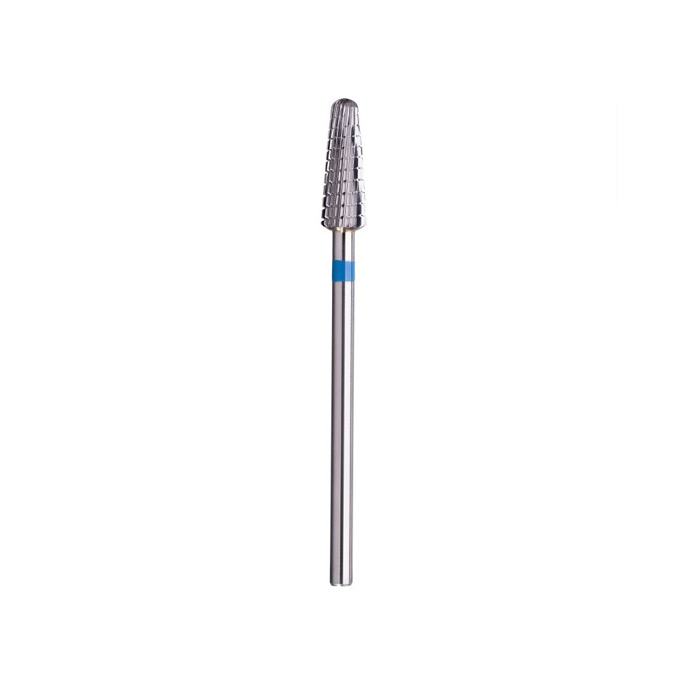 F-Freza Hartmetallfräser Konus Ø4,0 mm mittlere Kreuzverzahnung AL 13,0 mm für Gel, Acryl und Polygel