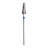 F-Freza Hartmetallfräser Konus Ø4,0 mm mittlere Kreuzverzahnung AL 13,0 mm für Gel, Acryl und Polygel