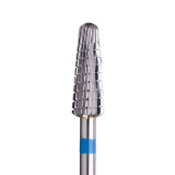 F-Freza Carbide Cone Bit Ø4.0 mm Medium Cross Cut WL 13.0 mm for gel, acrylic and polygel correction