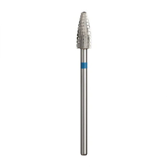 F-Freza Carbide Corn Bit Ø5.0 mm Medium Cross Cut WL 13.0 mm for gel, acrylic and polygel correction