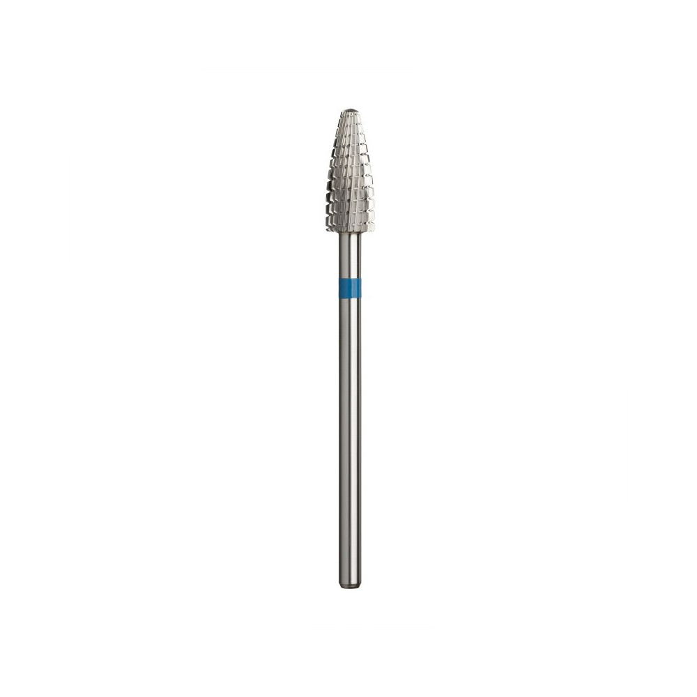 F-Freza Carbide Corn Bit Ø5.0 mm Medium Cross Cut WL 13.0 mm for gel, acrylic and polygel correction