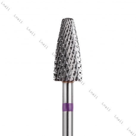 Hartmetall Fräser Bit Ø6mm mit Grober Kreuzverzahnung (Violet)