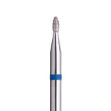 Diamantfräser Knospe Ø1,4 mm, mittlere Körnung Blau, AL 3,3 mm für professionelle Maniküre und Pediküre.