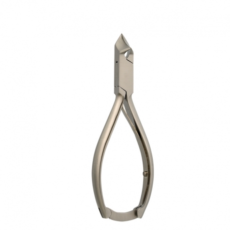 Pediküre Nagelzange in Mondform, einschneidige Feder 14cm.