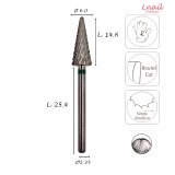 Hartmetall Konus 6,0 mm Grob Super Cut 14,6 mm