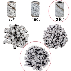 50x Zebra Schleifhülsen 240 Grit – Fein Grit