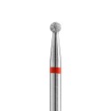 Fresa Diamante Sfera &Oslash;2,3mm Anello Rosso