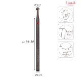 Fresa Sfera 2,3mm Fine Taglio Incrociato LL 2,3mm