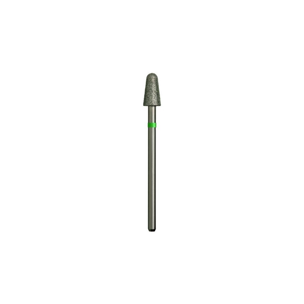 Diamond Bit Cone Ø5.0mm Green Ring – Nail Drill Bit