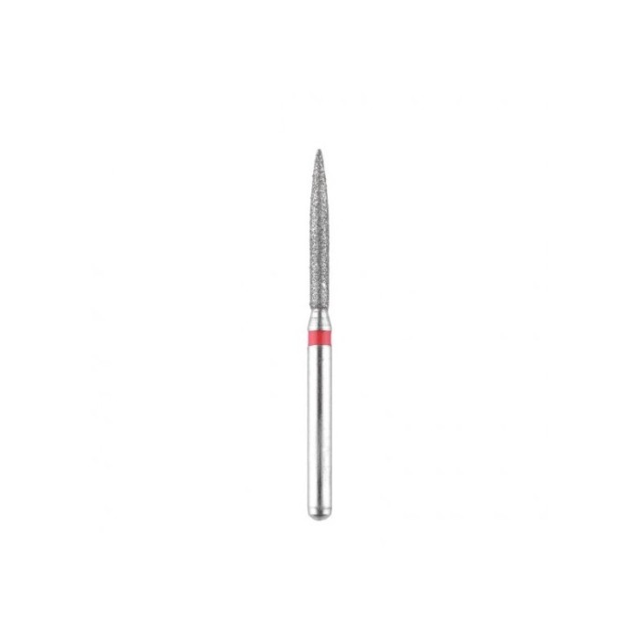Fresa Diamante Aguja Ø1,4mm Anillo Rojo LT 10,0mm